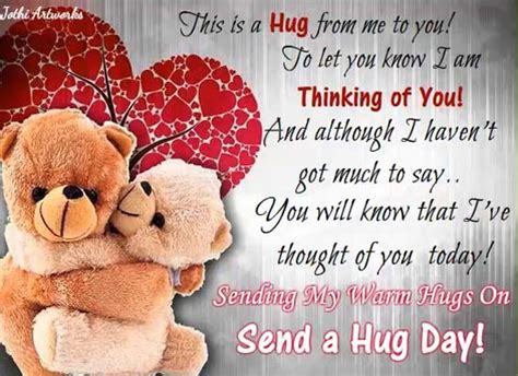 friend hug thinking of you|happy thinking of you messages.